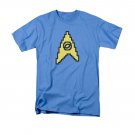 Star Trek TOS 8-Bit Science Symbol T-Shirt Blue