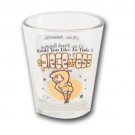 Piece of Ass Instructional Shot Glass Clear