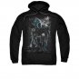 Batman In The Rain Men's Pullover Hoodie Black