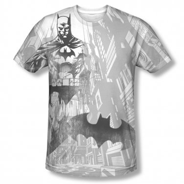 Batman Sublimation Viligance Tee Shirt White