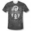 Labyrinth Maze Sublimation T-Shirt Black