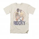 Rocky Creed & Balboa Cream T-Shirt Off White