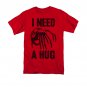 Alien Men's I Need A Hug Tee Shirt Red