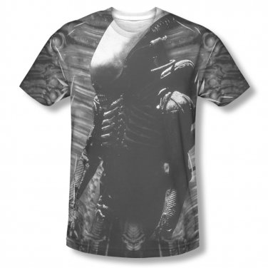 Alien Creature Feature Sublimation T-Shirt Black
