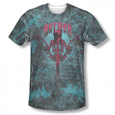 Batman Carpe Nocturn Sublimation Tee Shirt Blue