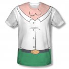 Family Guy Peter Costume Sublimation T-Shirt White