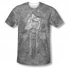 Popeye Rough Rider Sublimation T-Shirt Gray