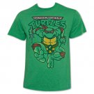 Teenage Mutant Ninja Turtles Raphael Attack TShirt Green