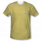 Star Trek Movie Command Uniform Costume Sublimation T-Shirt Yellow