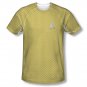 Star Trek Movie Command Uniform Costume Sublimation T-Shirt Yellow