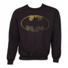 Batman Crew Neck Mens Sweatshirt Black