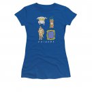 Friends Symbols Juniors Tee Shirt Blue