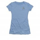Star Trek TOS Science Uniform Costume Juniors T-Shirt Blue