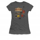 Back To The Future Items Juniors Tee Shirt Gray