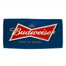 Budweiser Beer Logo Navy Towel Blue