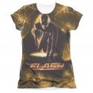The Flash Bolt Sublimation Juniors T-Shirt White