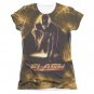The Flash Bolt Sublimation Juniors T-Shirt White