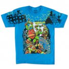 TMNT Foot Clan Youth Boys 8-20 TShirt Blue