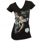 The Walking Dead Women's Claimed Tee Shirt Black