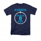 Watchmen Dr. Manhattan Anatomy T-Shirt Blue