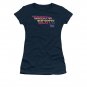 Back To The Future Juniors Great Scott Tee Shirt Blue