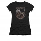 Labyrinth Globes Juniors Tee Shirt Black