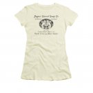 Fight Club Juniors Off-White Paper Street Tee Shirt Off White