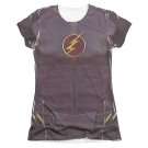 The Flash Uniform Costume Sublimation Juniors T-Shirt White