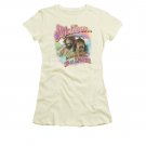 Up In Smoke Mellow Cream Juniors T-Shirt Off White