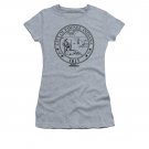 Parks And Recreation Juniors Pawnee City Seal Tee Shirt Gray