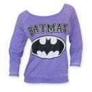 Batman Women's Sweatshirt Purple