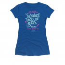 Back To The Future Enchantment Under The Sea Juniors Tee Shirt Blue