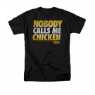 Back To The Future Men's Chicken Tee Shirt Black