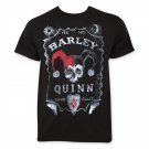 Batman Harley Quinn Men's Jack Daniels Style Tee Shirt Black
