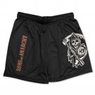 Orange And Sons Of Anarchy Mesh Shorts Black