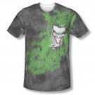 Batman Joker Men's Sublimation What's So Funny Tee Shirt Black
