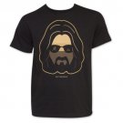 The Big Lebowski Dude Silhouette Tee Shirt Black