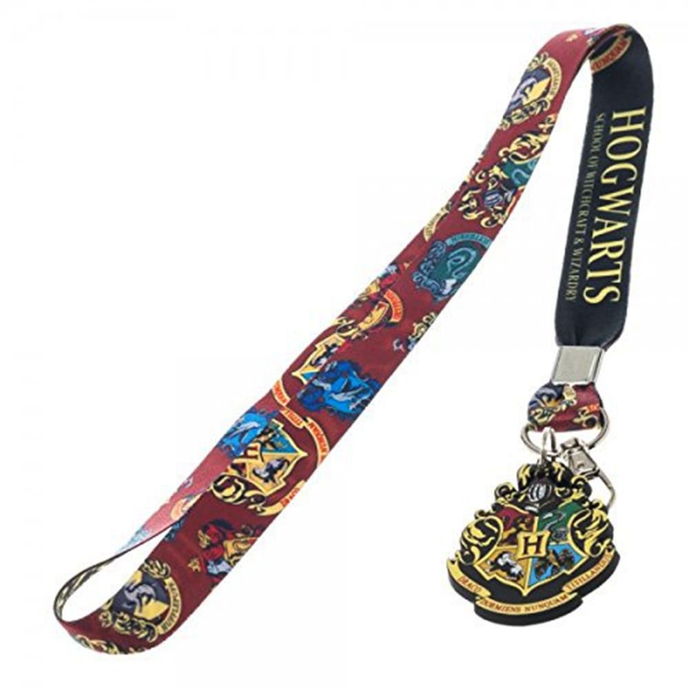 Harry Potter Hogwarts Lanyard Keychain Red