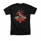 Rambo III French Poster T-Shirt Black
