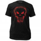 Marvel Comics Punisher Red Logo T-Shirt Black