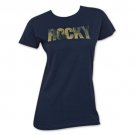 Rocky Navy Women's Logo Tee Shirt Blue