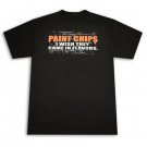 Paint Chips Flavors Novelty Graphic T Shirt Black