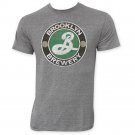 Brooklyn Brewery Faded Logo T-Shirt Gray