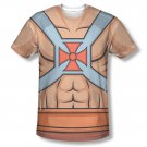 He-Man Masters Of The Universe Costume Sublimation T-Shirt Beige