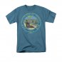 Parks &amp; Recreation Distressed Pawnee Seal Tee Shirt Blue