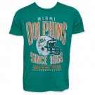 Junk Food Retro NFL Miami Dolphins Men's Tee Shirt Green