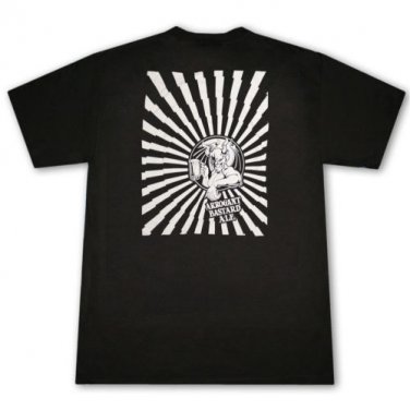 Arrogant Bastard Stone Brewing Strikes Back Graphic Tee Shirt Black
