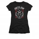 Sons Of Anarchy Outlaw Juniors T-Shirt Black