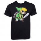 Nintendo Wind Waker Link Legend of Zelda T-Shirt Black