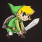 Nintendo Wind Waker Link Legend of Zelda T-Shirt Black